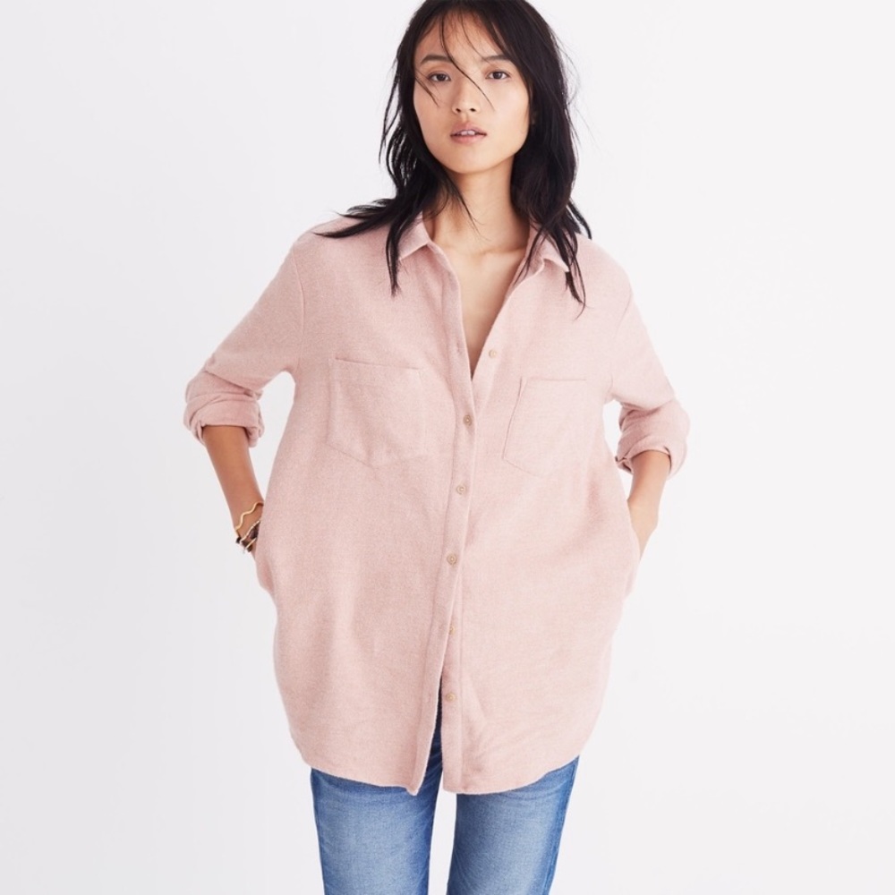 Madewell Sunday Shirt - Pink